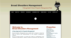 Desktop Screenshot of broadshouldersmgt.com