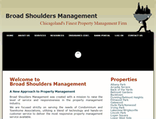 Tablet Screenshot of broadshouldersmgt.com